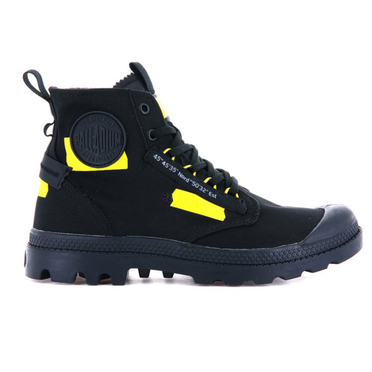 Palladium Pampa Hi Re-craft Laarzen Dames Zwart | NL 81JSPBL